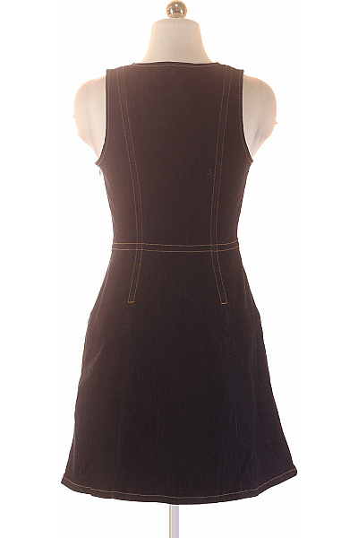 BANANA REPUBLIC Dámské džínové šaty bez rukávů letní volnočasové krátké Velikost 2 | BANANA REPUBLIC | obrázek 3