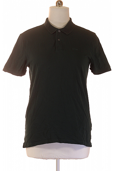 Hugo Boss Pánské bavlněné polo tričko s krátkým rukávem černé Vel. XL | Hugo Boss | obrázek 2