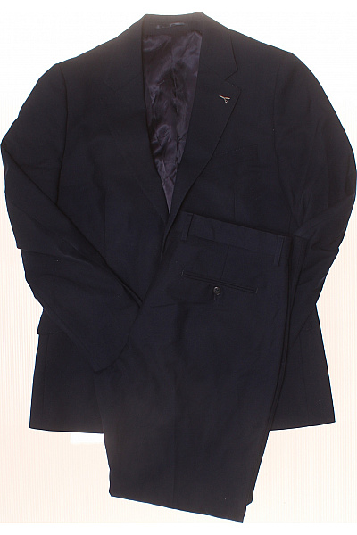 DOUGLAS HAYWARD Pánské Vlněné Modré Oblekové Sako A Kalhoty Vel. 52