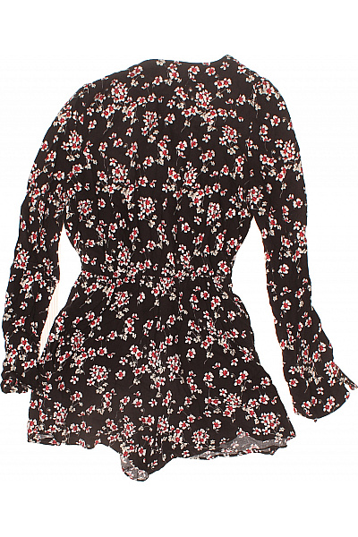 traffic people dámský černý květinový overal s dlouhým rukávem Vel. S | traffic people | obrázek 3