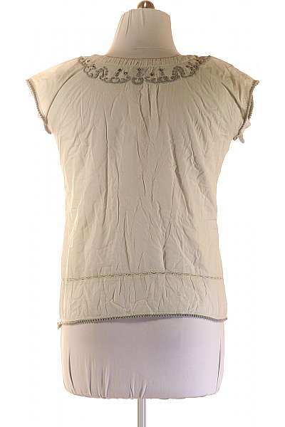 CULTURE Dámská halenka s krátkým rukávem a kamínky boho Velikost L | CULTURE | obrázek 3