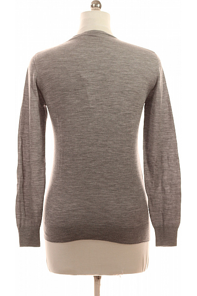 Johnstons of Elgin Dámské vlněné tričko s dlouhým rukávem šedé jednobarevné basic Velikost EU XS | Johnstons of Elgin | obrázek 2