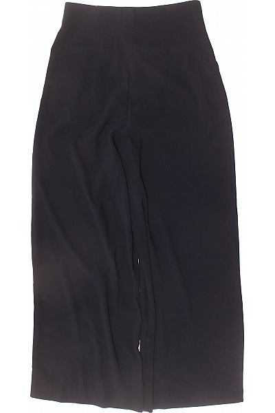 Dámské černé elegantní široké kalhoty s kapsami Vel. 38 | Unimoda | obrázek 3