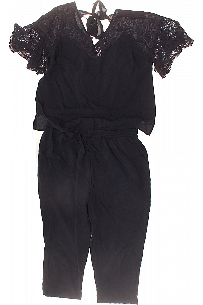 Cream dámský černý krajkový overal s krátkým rukávem Velikost 42 | Cream | obrázek 2