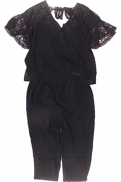 Cream dámský černý krajkový overal s krátkým rukávem Velikost 42 | Cream | obrázek 3