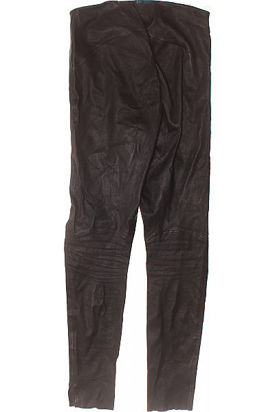 ARMA kožené dlouhé volnočasové černé skinny legíny Vel. 36 | ARMA | obrázek 3