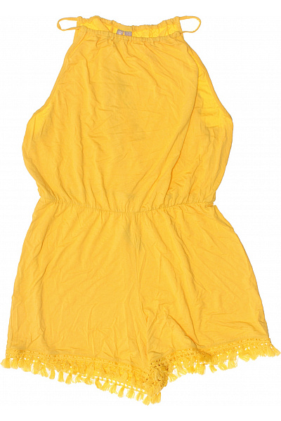 asos dámský žlutý overal bez rukávů s třásněmi Velikost EU 40 | asos | obrázek 2