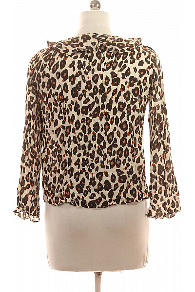 ZARA Dámská košile s dlouhým rukávem a potiskem leopardí vzor volná Vel. EU M | ZARA | obrázek 3