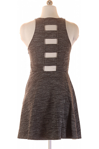 Abercrombie&Fitch šaty bez rukávů šedé melírované volnočasové jednoduché krátké Velikost M | Abercrombie&Fitch | obrázek 3