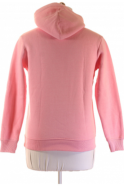 Zwillingsherz Růžová dámská mikina s kapucí a potiskem Vel. M | Zwillingsherz | obrázek 2