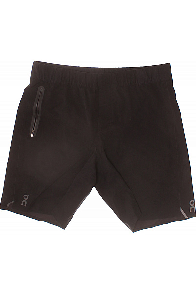 On  Pánské černé Sportovní Kraťasy S Kapsami A Zipem Vel. L
