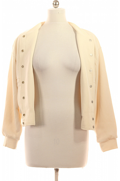 Scotch & Soda Dámská bomber mikina na knoflíky béžová jednobarevná streetwear Velikost M | Scotch & Soda | obrázek 4