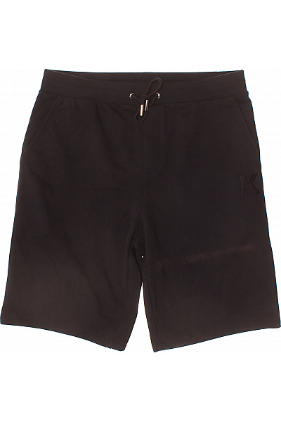 Karl Lagerfeld Pánské Teplákové Kraťasy černé Bavlněné S Kapsami Vel. L