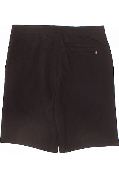 Karl Lagerfeld Pánské teplákové kraťasy černé bavlněné s kapsami Vel. L | Karl Lagerfeld | obrázek 2