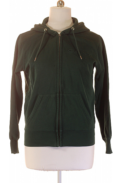 GANT Pánská Bavlněná Mikina S Kapucí A Potiskem Na Zip Velikost M