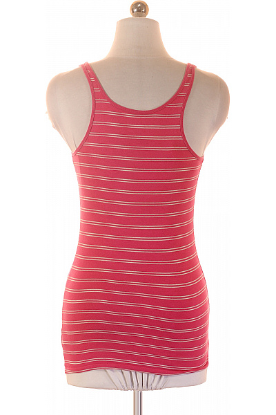 Old Navy dámské tílko pruhované růžové bavlněné basic Velikost EU S | Old Navy | obrázek 3