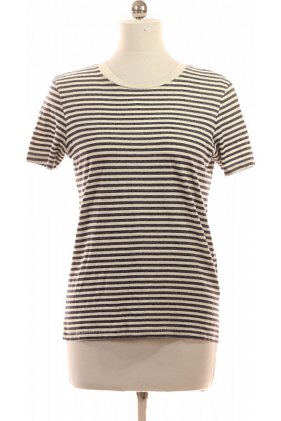 SELECTED Dámské tričko s krátkým rukávem pruhované basic bavlna Velikost EU M | SELECTED | obrázek 2