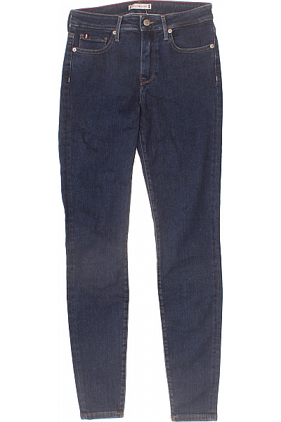 TOMMY HILFIGER Dámské Džíny Skinny Strečové Modré Vel. 29/32B