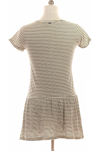 Pepe Jeans Dámské pruhované tričkové šaty s krátkým rukávem volnočasové bavlněné letní Vel. M | Pepe Jeans | obrázek 3