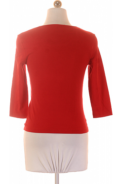 Dámské červené tričko s dlouhým rukávem a nápisem Vel. XS | Unimoda | obrázek 2
