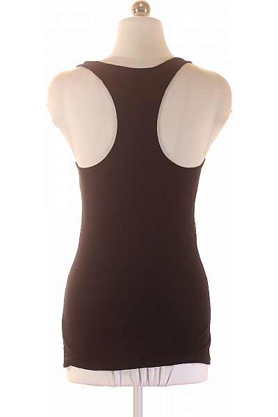 MANGO dámské tílko pruhované s flitry černé Vel. M | MANGO | obrázek 3