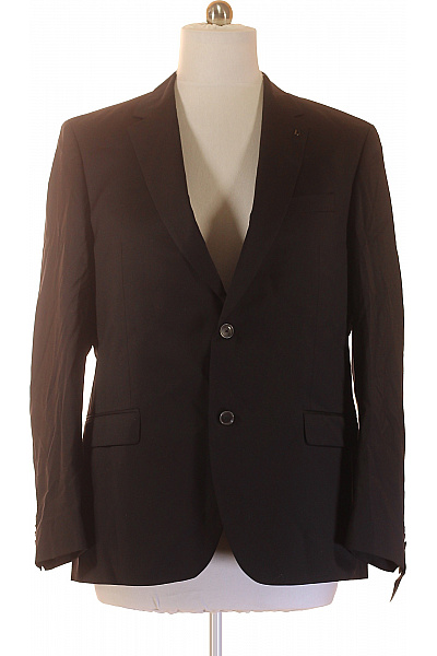 Digel Pánské sako elegantní bavlněné černé jednořadé Velikost 54 | Digel | obrázek 2