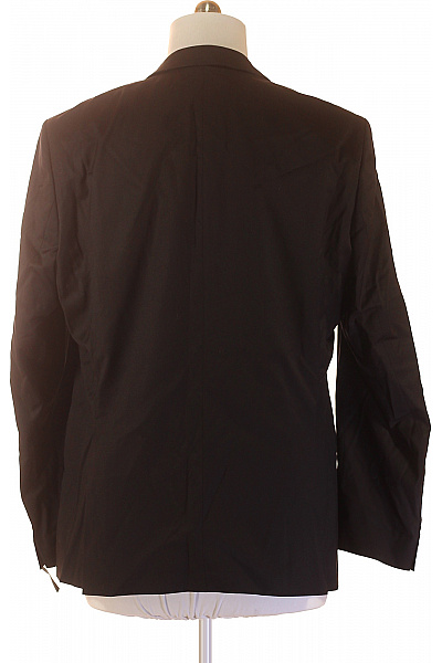 Digel Pánské sako elegantní bavlněné černé jednořadé Velikost 54 | Digel | obrázek 3