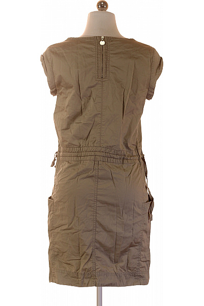 InWear Dámské šaty bez rukávů khaki plátěné s kapsami volnočasové letní Velikost EU 32 | InWear | obrázek 3