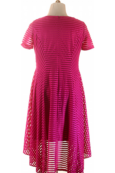 Vera Mont Dámské šaty růžové s krátkým rukávem elegantní koktejlové Velikost 46 | Vera Mont | obrázek 2