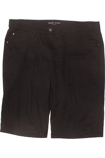 GERRY WEBER Dámské Kraťasy černé Volnočasové S Kapsami Velikost L