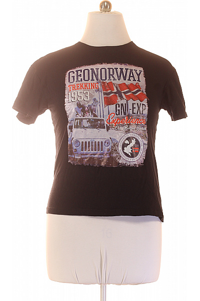 Geographical Norway Dámské tričko s krátkým rukávem a potiskem Geonorway Vel. L | Geographical Norway | obrázek 2