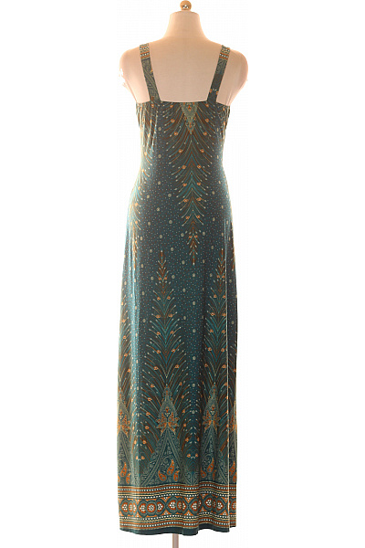 APRICOT Dlouhé šaty bez rukávů s potiskem peří boho letní Velikost S | APRICOT | obrázek 3