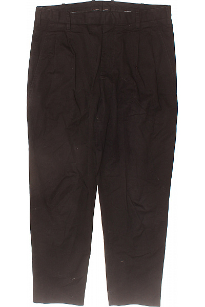 Neil Barrett Pánské Bavlněné Kalhoty černé Volnočasové Rovné S Puky Vel. M