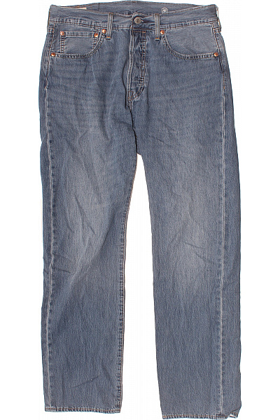 LEVIS Pánské Džíny Modré Rovné Bavlněné Vintage Vel. 31/30