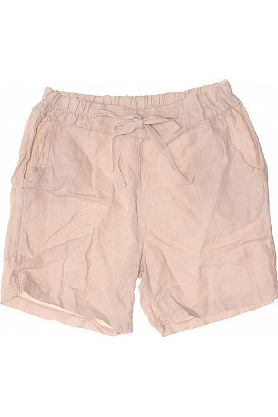 LAWRENCE GREY Dámské kraťasy volnočasové s mašlí a kapsami béžové Velikost M | LAWRENCE GREY | obrázek 2