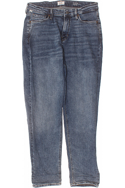 S.OLIVER Dámské Džíny Modré Strečové Rovné S Kapsami Vel. 38