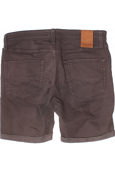 JACK & JONES Pánské bavlněné kraťasy hnědé s kapsami volnočasové Vel. M | JACK & JONES | obrázek 2