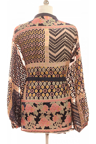 Dámský kimono vzorovaný růžový Vel. XXL | Unimoda | obrázek 2