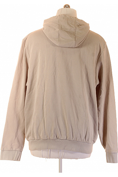 New Era pánská mikina s kapucí a potiskem béžová Velikost 2XL | New Era | obrázek 3