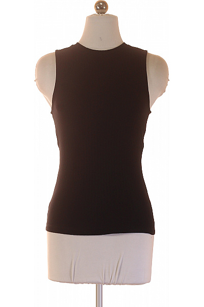 dámské tričko bez rukávů jednobarevné basic Vel. 34 | Unimoda | obrázek 2
