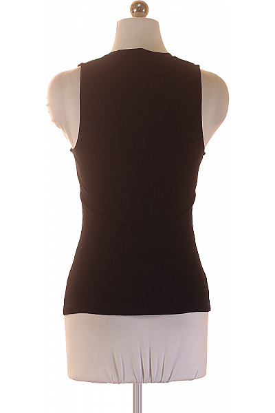 dámské tričko bez rukávů jednobarevné basic Vel. 34 | Unimoda | obrázek 3