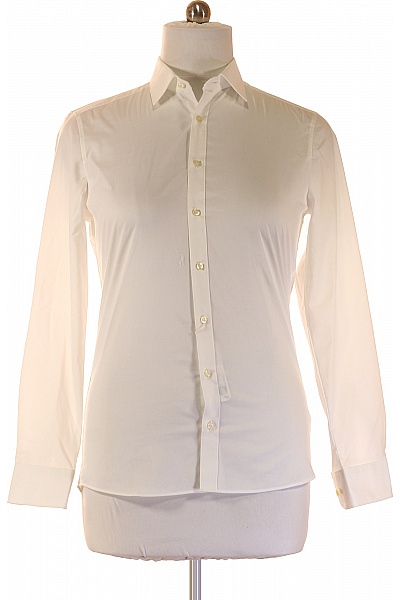 OLYMP Pánské Košile S Dlouhým Rukávem Elegantní Business Bavlněné Bílé Vel. 39/15 1/2