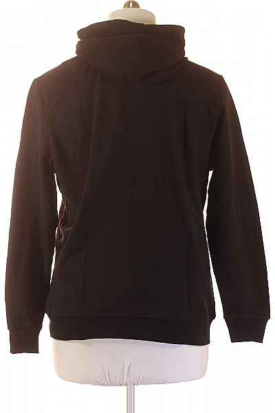 TOMMY HILFIGER Pánská černá bavlněná mikina s kapucí a klokaní kapsou Velikost l | TOMMY HILFIGER | obrázek 3