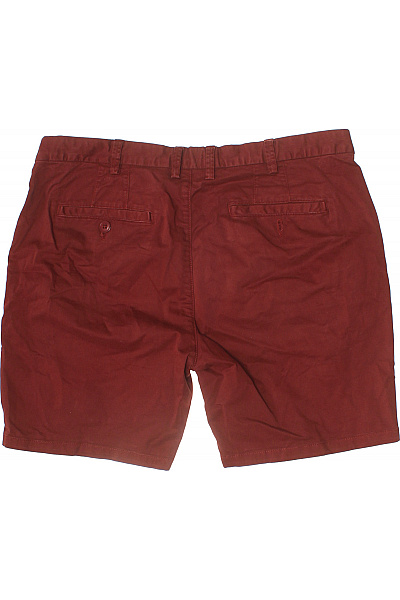 Pánské bavlněné kraťasy červené volnočasové s kapsami Velikost L | Unimoda | obrázek 2