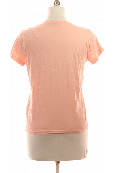 Ralph Lauren Dámské tričko s krátkým rukávem a výstřihem do V růžové Vel. M | Ralph Lauren | obrázek 3