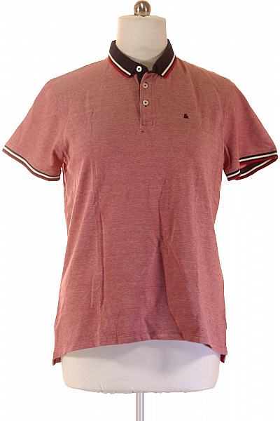 JACK & JONES Pánské Bavlněné Polo Tričko S Krátkým Rukávem A Límečkem Vel. EU XXL