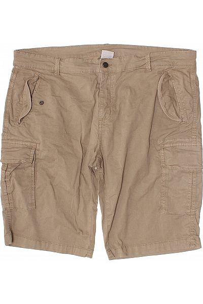 Jeep Pánské bavlněné kraťasy cargo béžové volnočasové s kapsami Velikost 56 | Jeep | obrázek 2