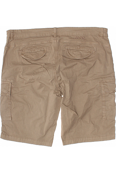 Jeep Pánské bavlněné kraťasy cargo béžové volnočasové s kapsami Velikost 56 | Jeep | obrázek 3