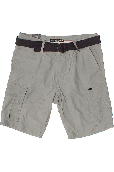 Petrol Industries Pánské kraťasy cargo s páskem volnočasové bavlněné zelené s kapsami Velikost m | Petrol Industries | obrázek 2