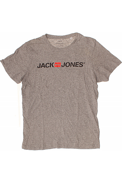 JACK & JONES Pánské Tričko S Krátkým Rukávem A Potiskem Basic Velikost S